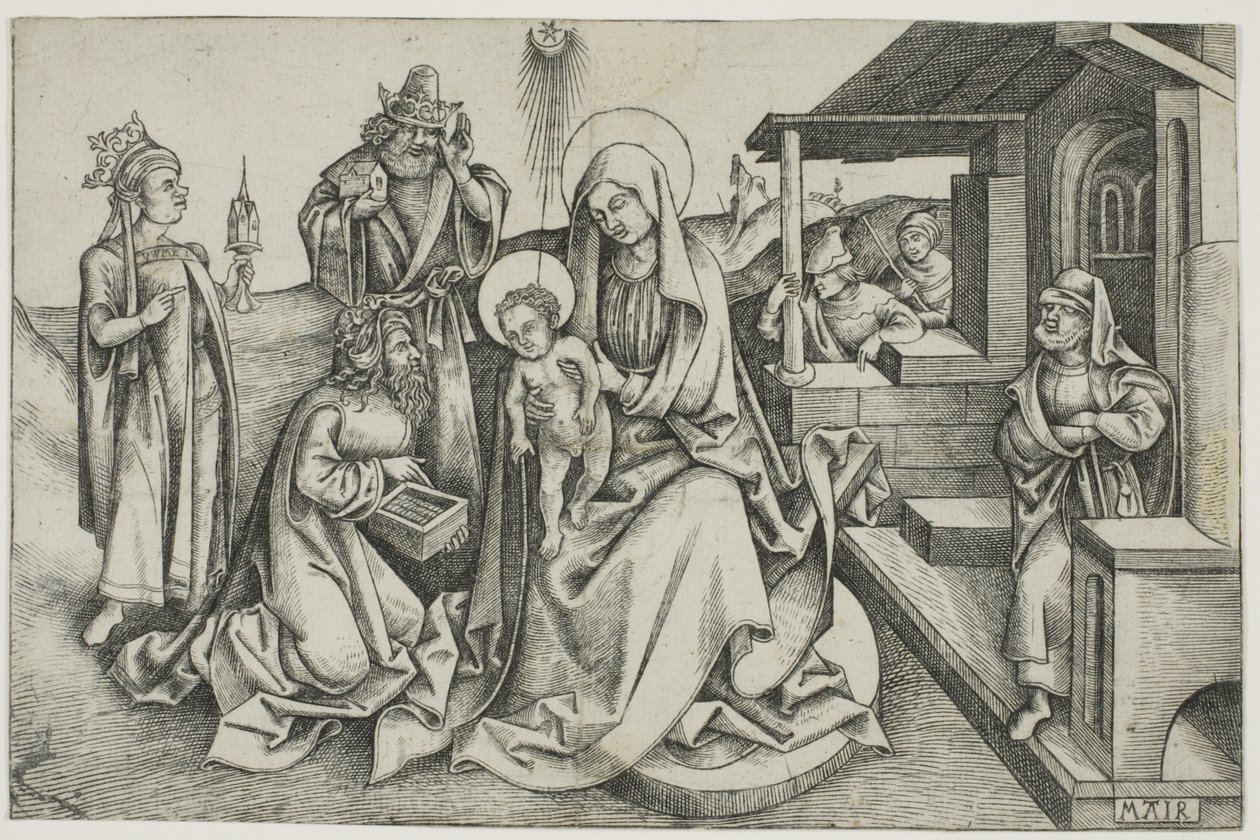 Tilbedelse av magiene av Nicolaus Alexander Mair von Landshut