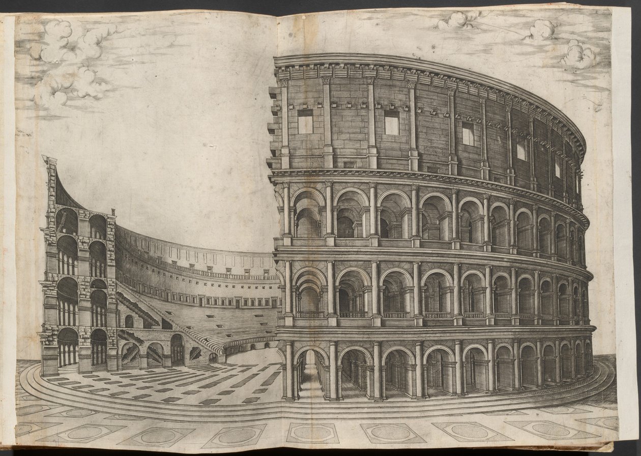 Colosseum av Nicolaus Beatrizet