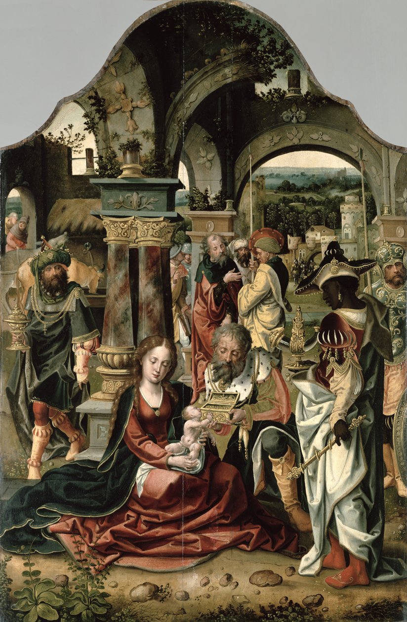 Tilbedelsen av magiene av Nicolaus van Aelst
