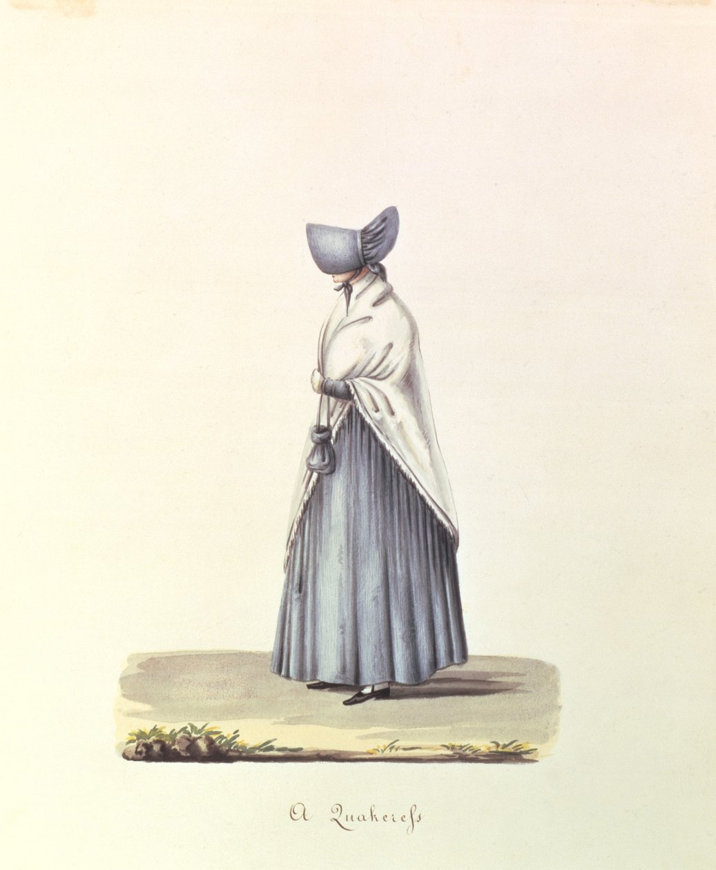 A Quakeress, ca. 1840-44 (for par, se 90129) av Nicolino Calyo