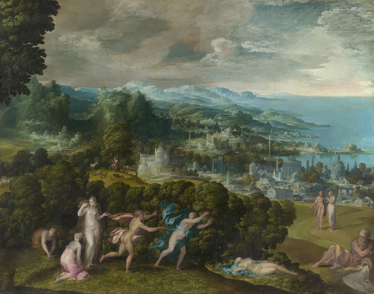 Eurydikes død, 1552-71 av Nicolo dell Abate