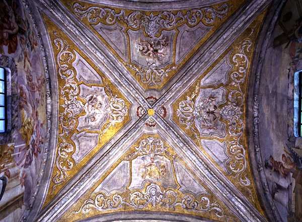 Utsikt over det hvelvede taket (fresco) av Nicolo Nannetti