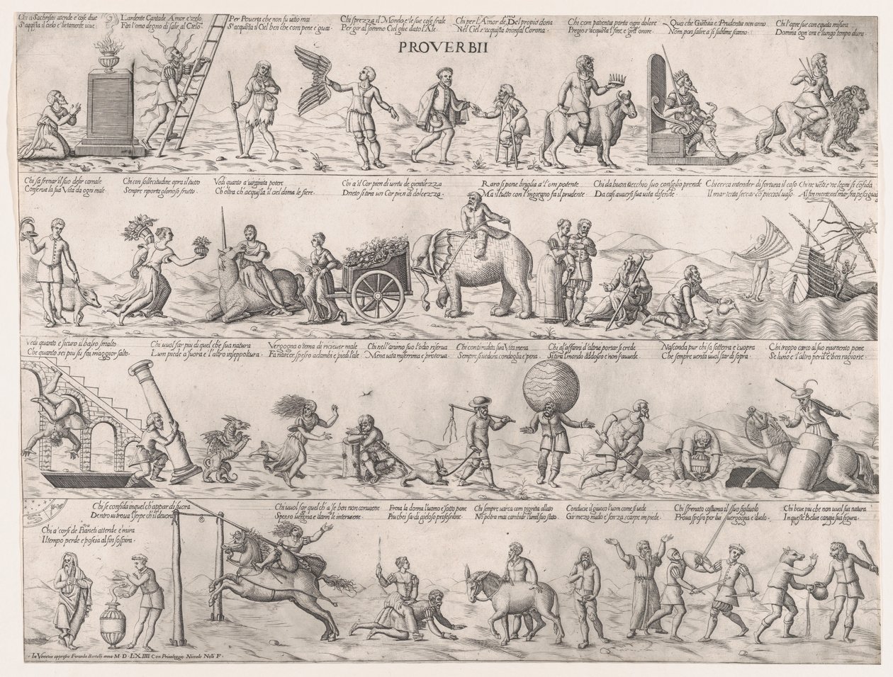 Ordspråkene, 1564., 1564. av Nicolo Nelli