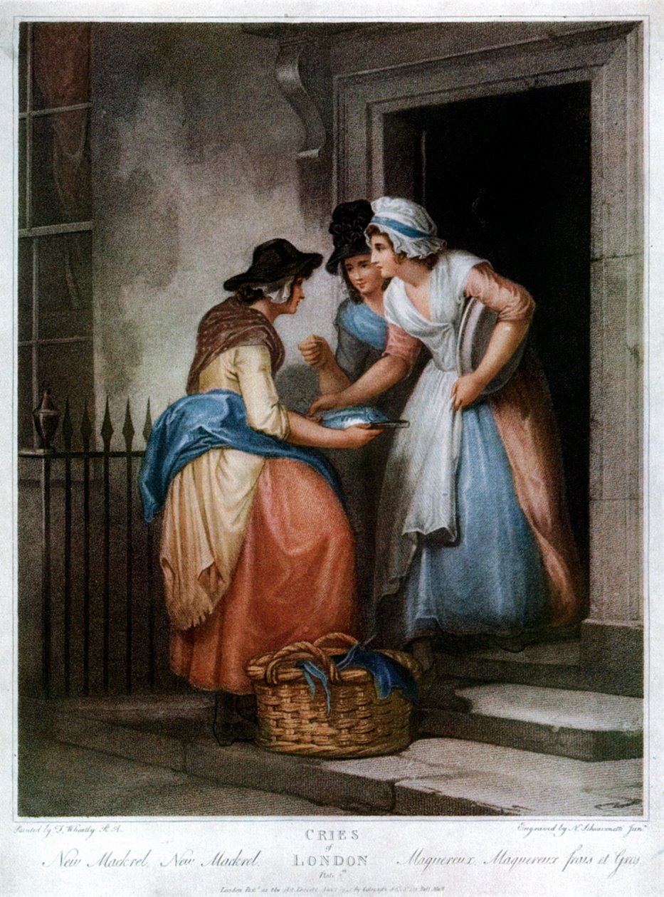 'New Mackrel, New Mackrel', 1795, 1929 av Nicolo Schiavonetti
