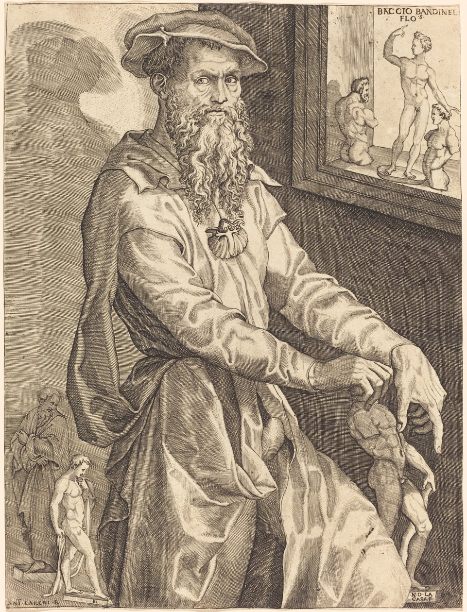 Baccio Bandinelli av Nicolo della Casa