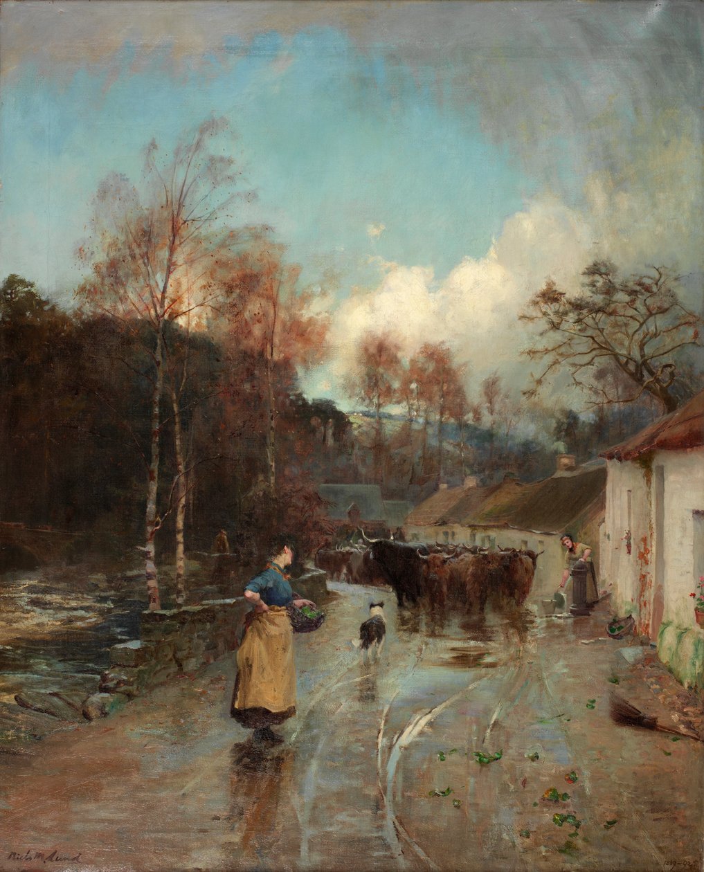 Etter regn, 1889-1892 av Niels Moller Lund