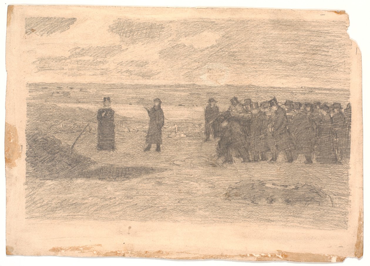 Begravelse på Vestjyllands kirkegård av Niels Jakob Jakobsen Bjerre