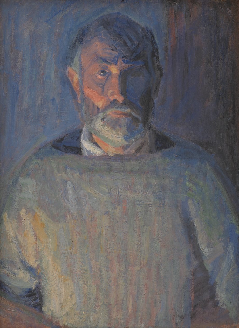 Portrett av kunstneren. Lampelys av Niels Larsen Stevns