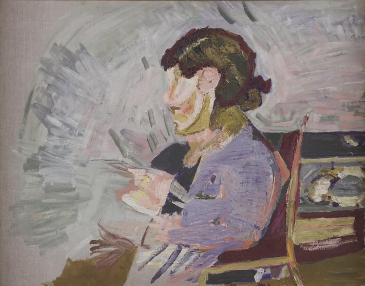 Profil av en figur av Niels Larsen Stevns