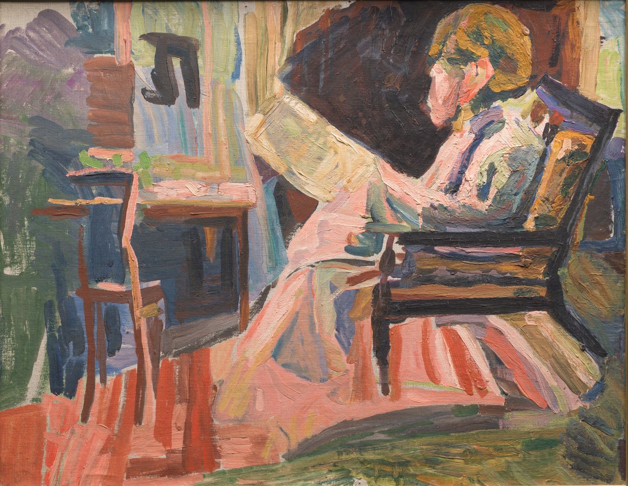 Lesefigur av Niels Larsen Stevns