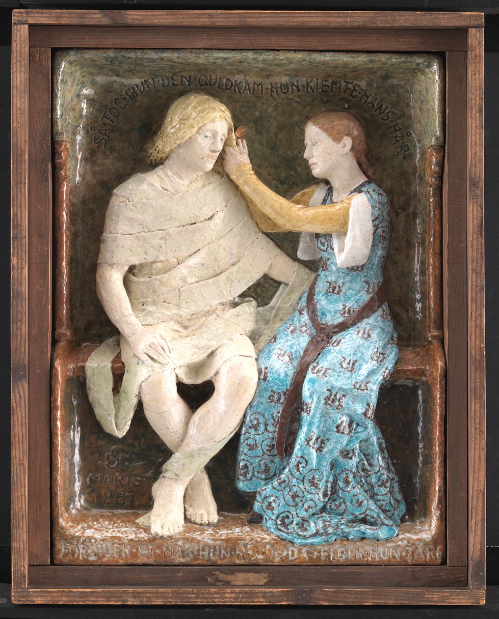 Aage og Else, sittende par av Niels Skovgaard