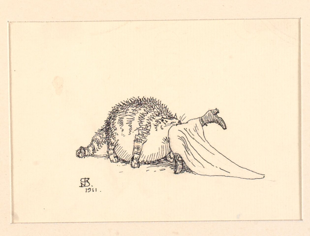 Illustrasjon for The Fat Cat av Niels Skovgaard