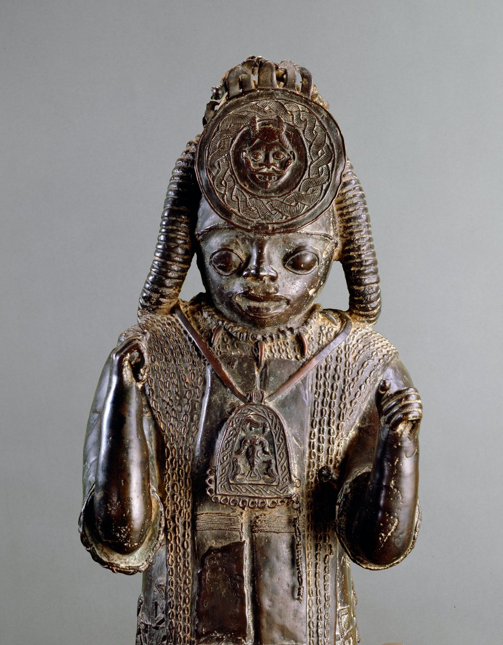 Warrior, Tsoede, 1300-1400-tallet (tinnbronse) av Nigerian