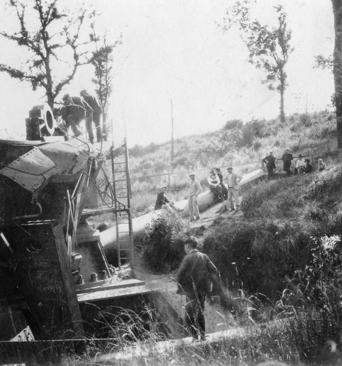 Big Bertha, den tyske pistolen som beskuttet Paris, første verdenskrig, c1918 av Nightingale and Co
