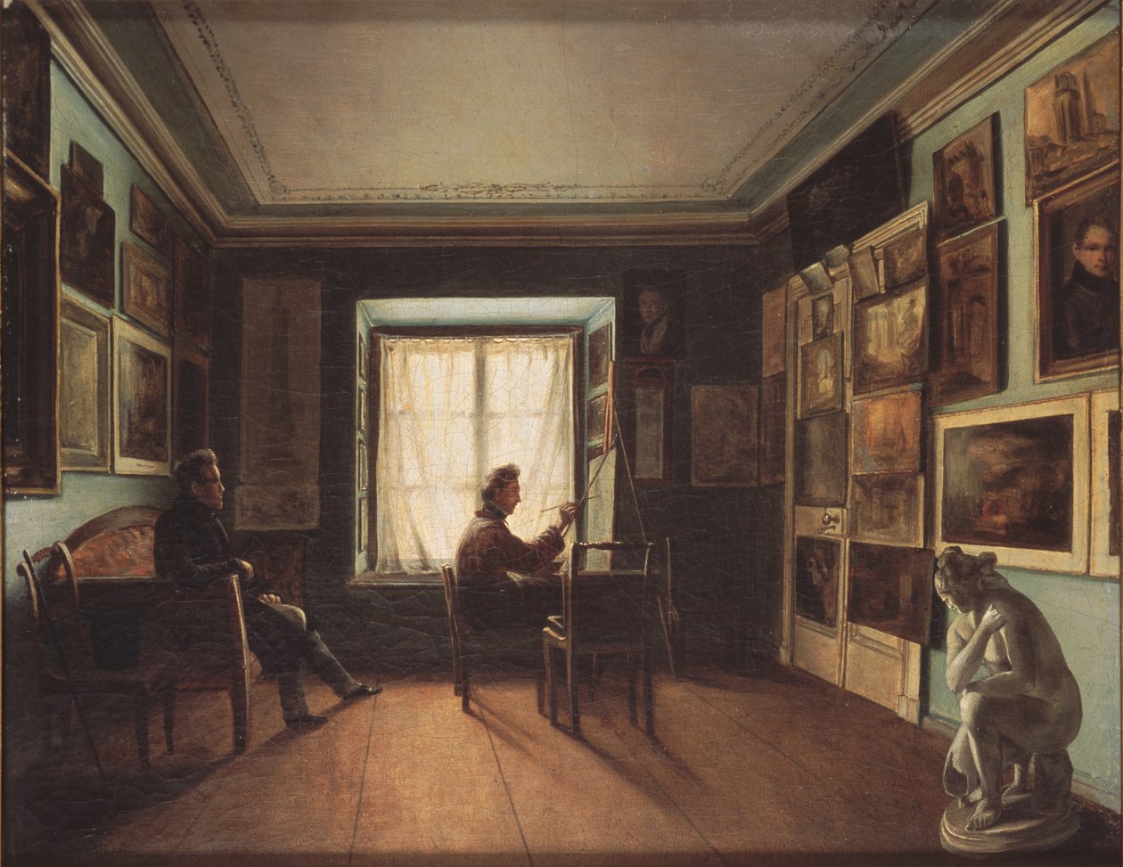 The Painters Studio, 1820-tallet av Nikita Zaytsev