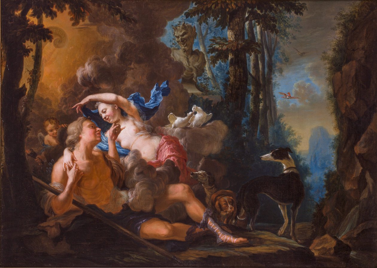 Amor og Psyche av Nikolaas Verkolje