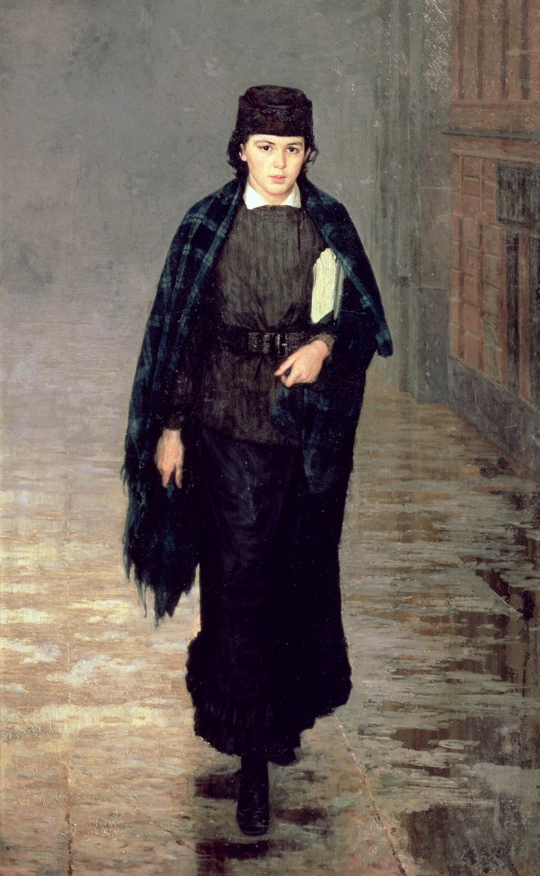En student, 1883 av Nikolai Aleksandrovich Yaroshenko