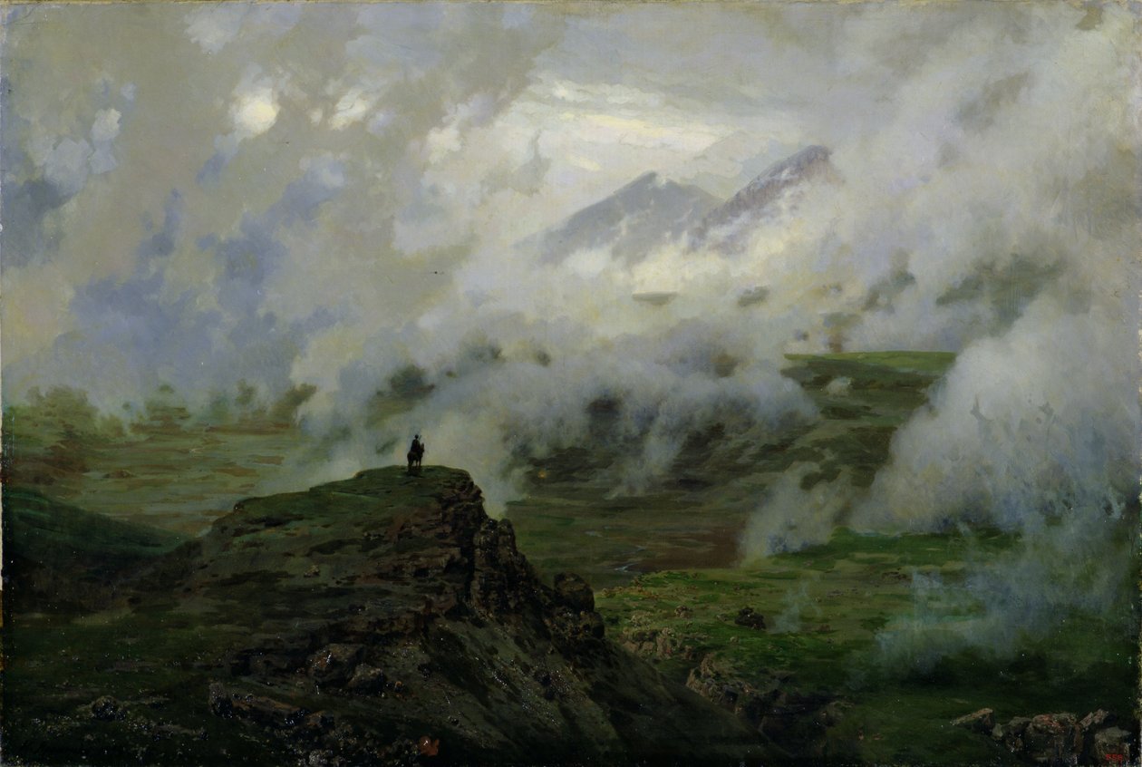 Mount El'brus, Russland, 1894 av Nikolai Aleksandrovich Yaroshenko