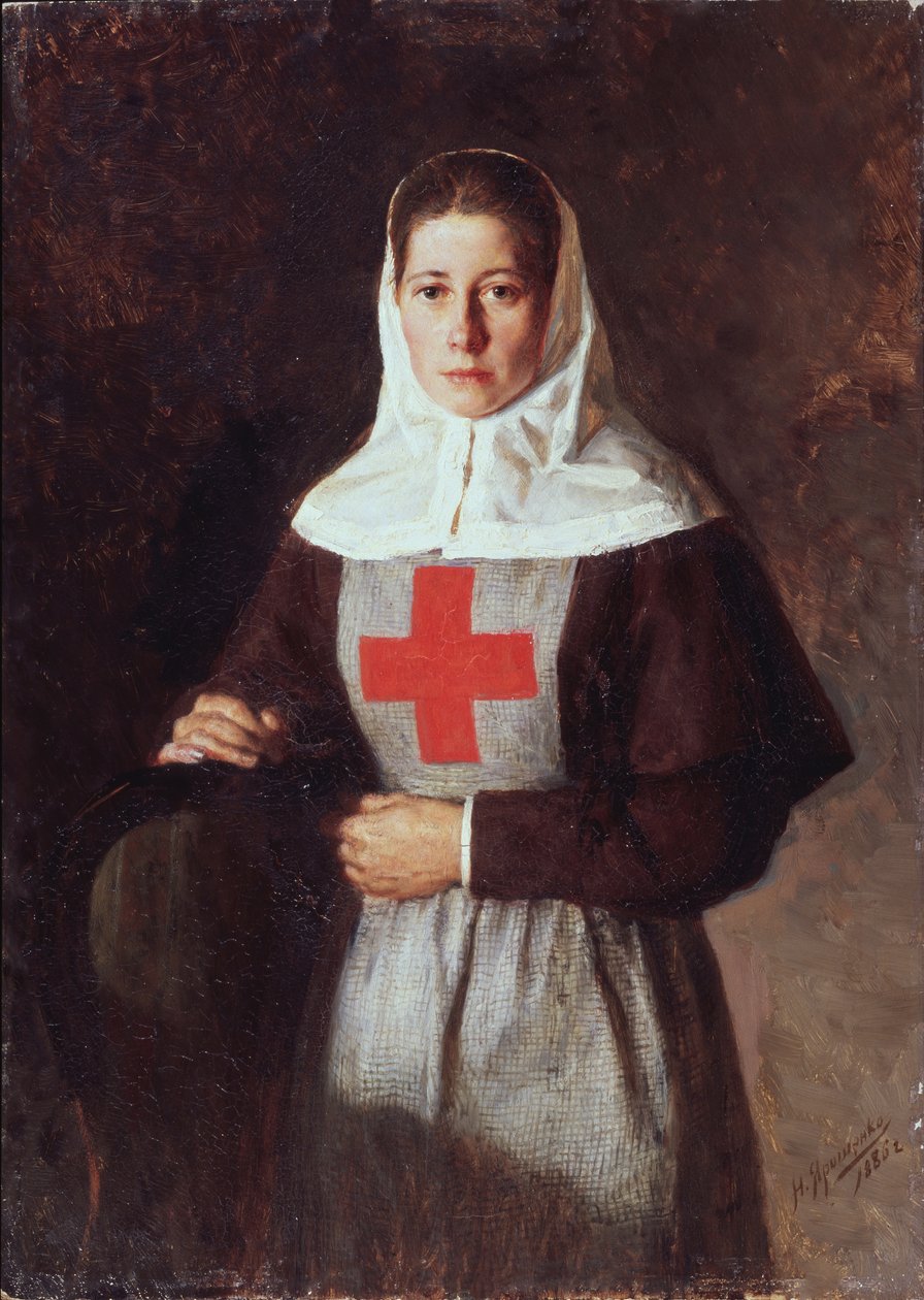 En sykepleier, 1886 av Nikolai Aleksandrovich Yaroshenko