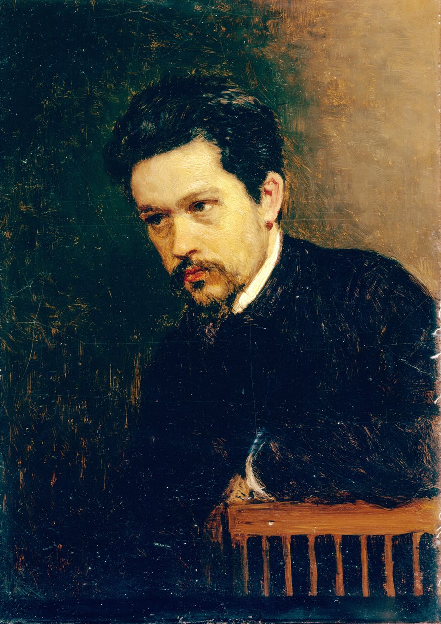 Selvportrett, 1895 av Nikolai Aleksandrovich Yaroshenko