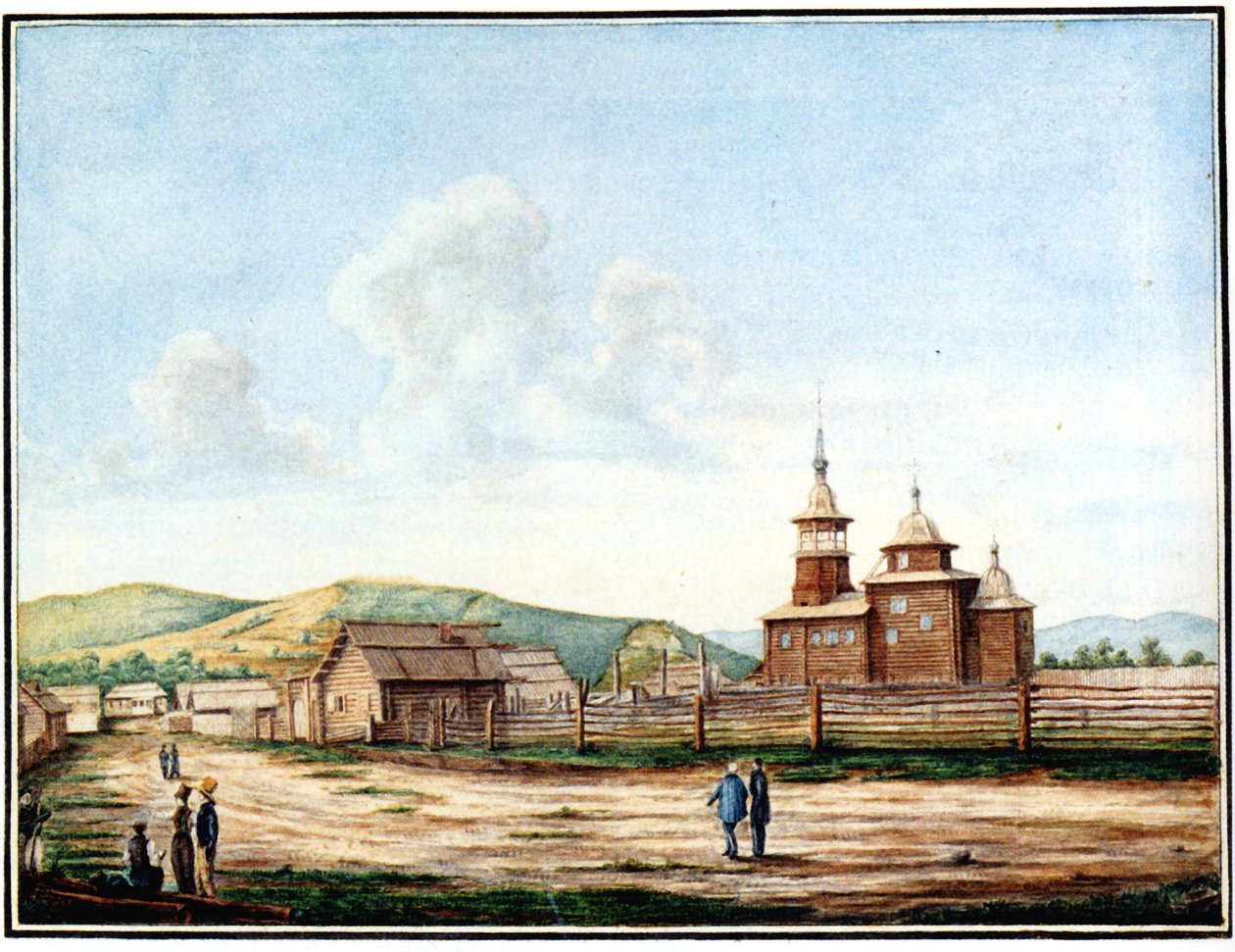 Kirken i Chita, 1829-1839 av Nikolai Alexandrovich Bestuzhev
