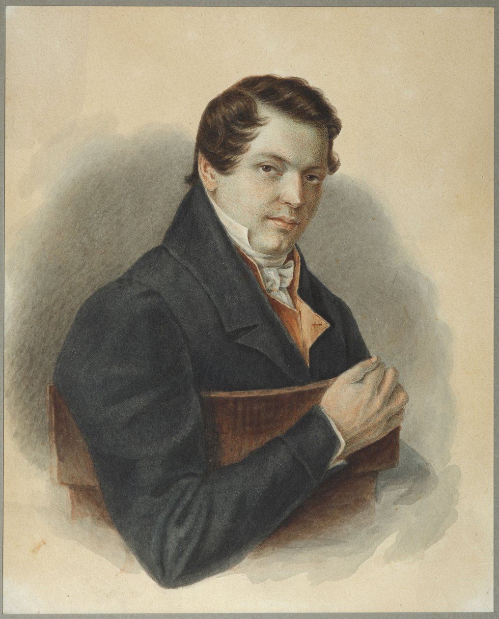 Portrett av Decembrist Mikhail Naryshkin 1798-1863, 1832 av Nikolai Alexandrovich Bestuzhev