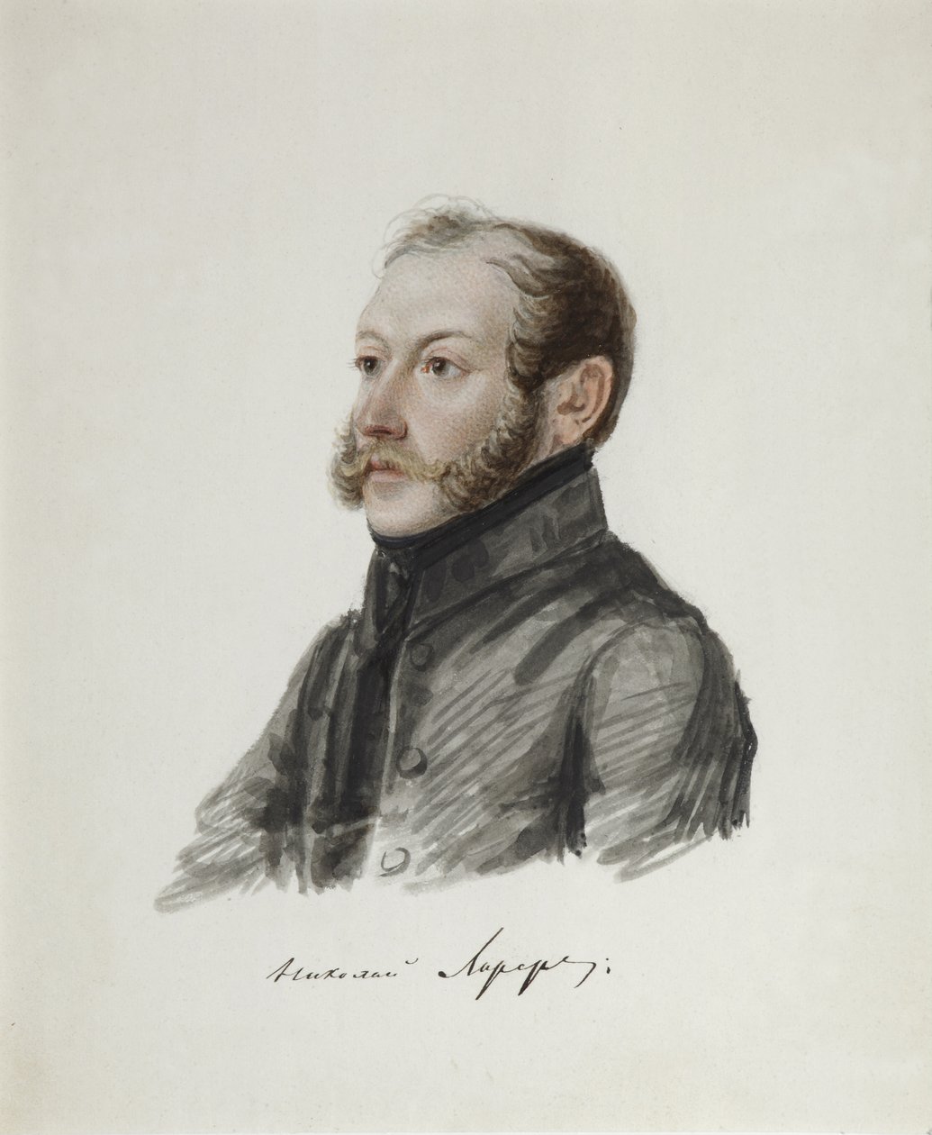 Portrett av Decembrist Nikolai Lorer 1794-1873, 1832-1833 av Nikolai Alexandrovich Bestuzhev