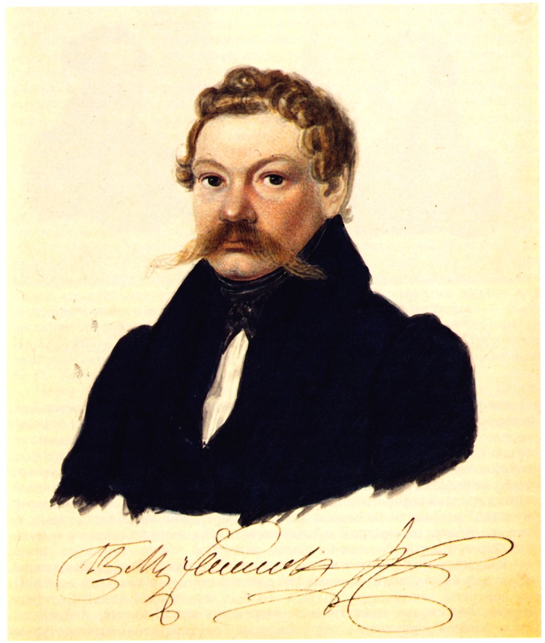 Portrett av desember Porter Mukhanov 2-6, 2-6 av Nikolai Alexandrovich Bestuzhev