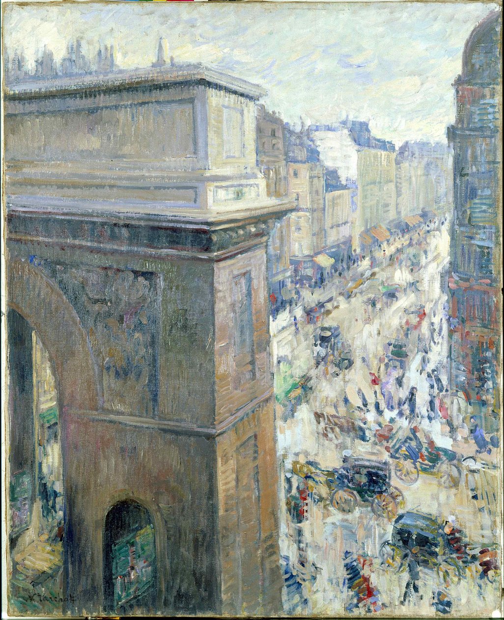 Porte Saint-Martin, ca. 1902. av Nikolai Alexandrovich Tarkhov