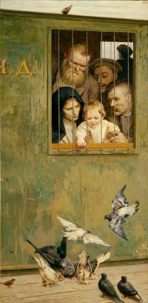Livet er overalt, 1888 av Nikolai Alexandrovich Yaroshenko
