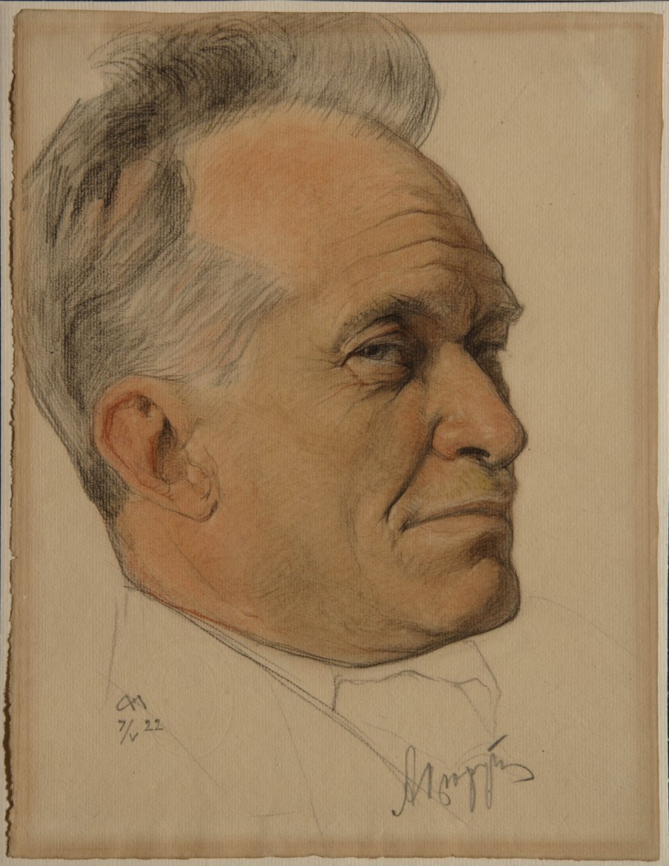 Portrett av Alexander Dmitrievich Tsiurupa 1870-1928, 1922 av Nikolai Andreevich Andreev
