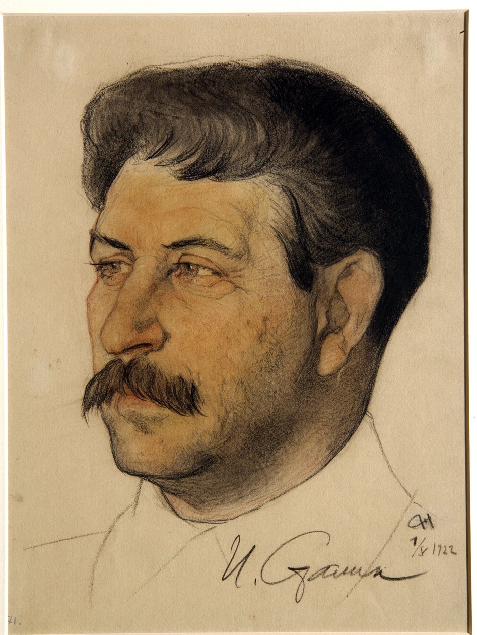 Portrett av Josef Stalin av Nikolai Andreevich Andreev