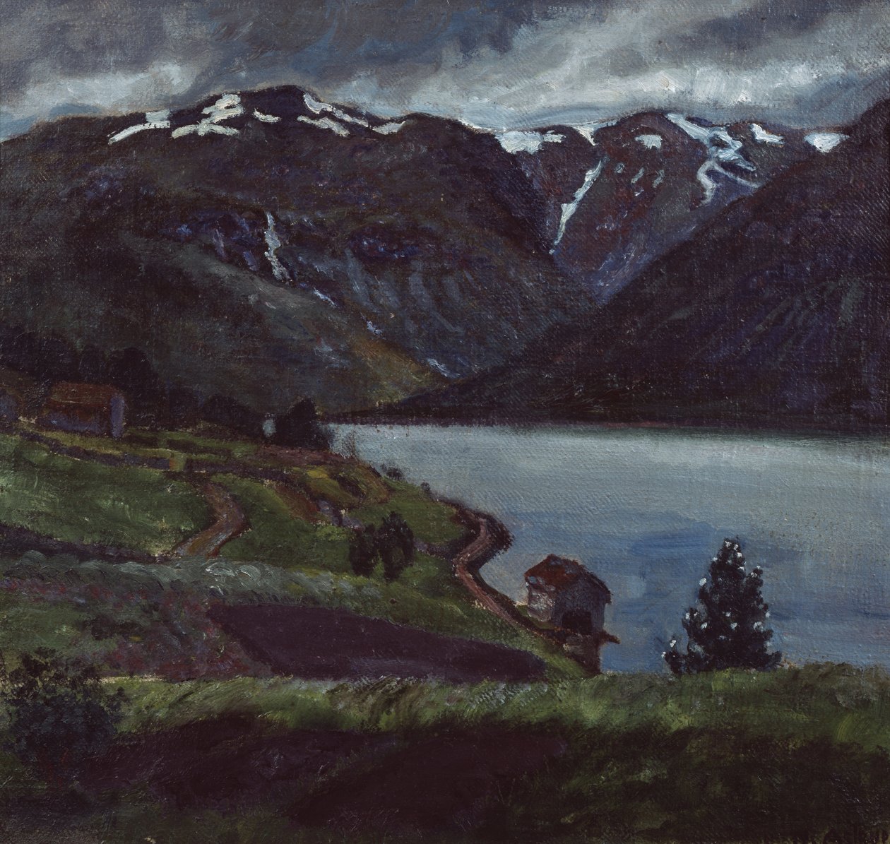 Naust av Nikolai Astrup