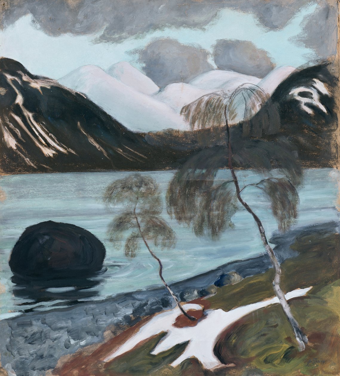Jølster lake av Nikolai Astrup