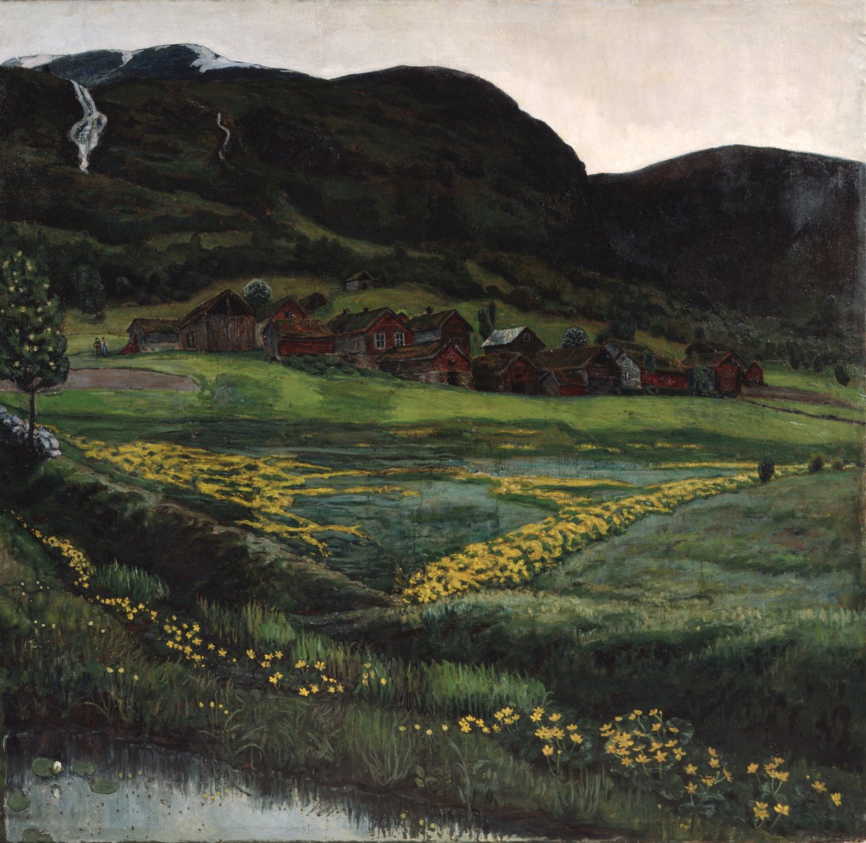 Juninatt og ranunkelnatt av Nikolai Astrup