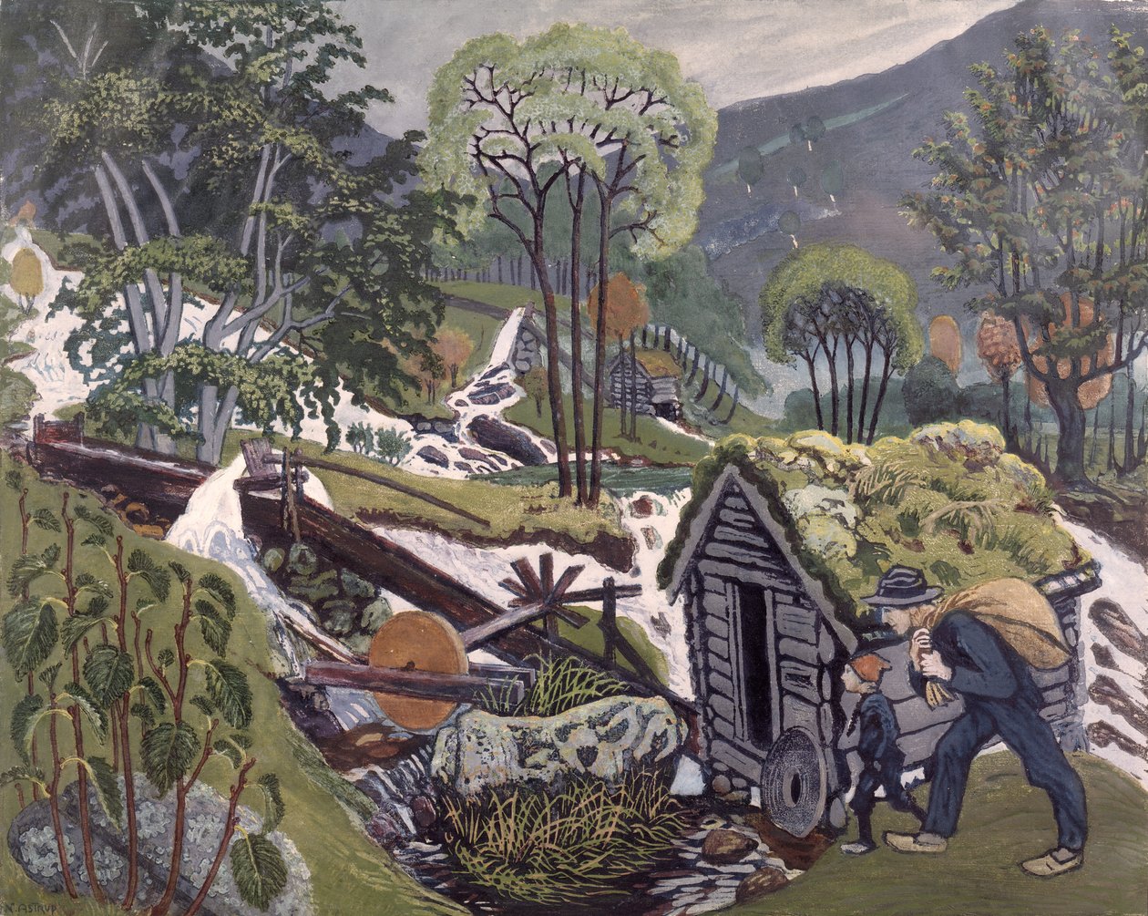 Kvennagong water av Nikolai Astrup