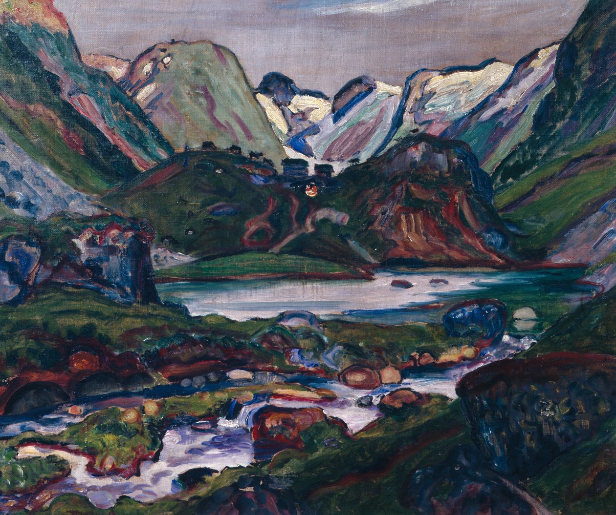 Mirages (maleri) av Nikolai Astrup