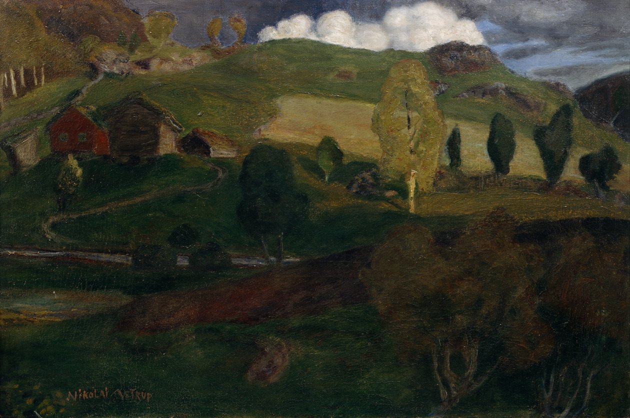 Vårkveld av Nikolai Astrup