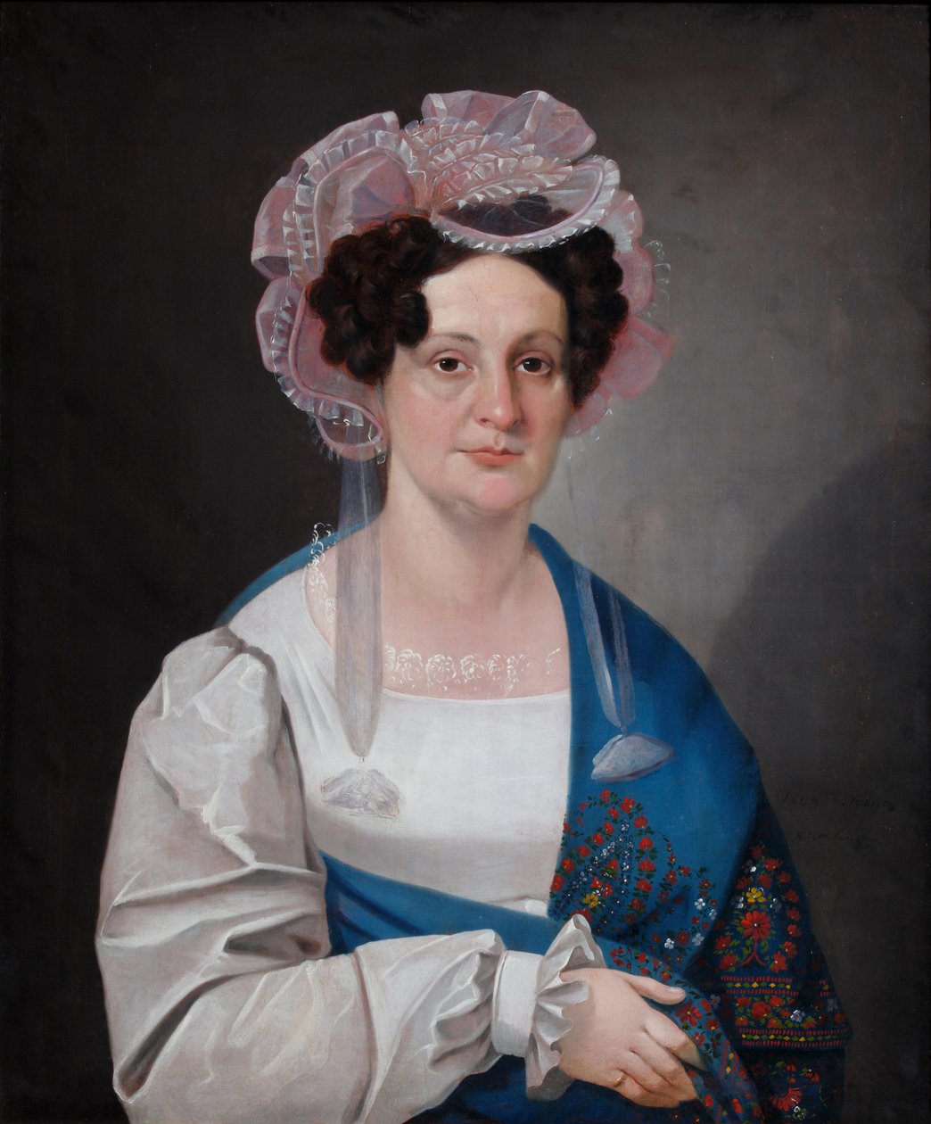 Portrett av Olga Matveevna Golovina, født Dashkova 1798-1840, 1828 av Nikolai Dmitrievich Mylnikov