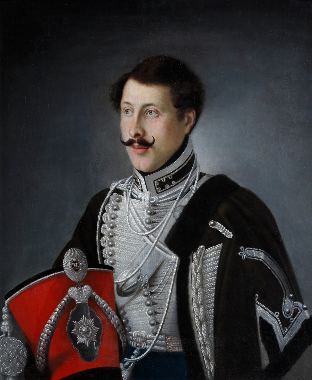 Portrett av Vasily Pavlovich Golovin 1805-1846, 1827 av Nikolai Dmitrievich Mylnikov