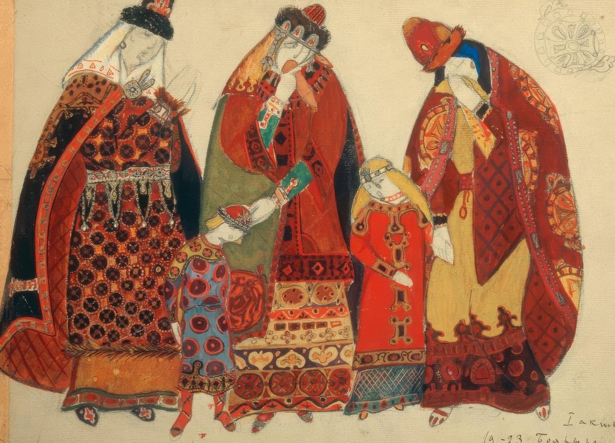 Borodin, Prins Igor / Figurer Roerich av Nikolai Konstantinowitsch Roerich