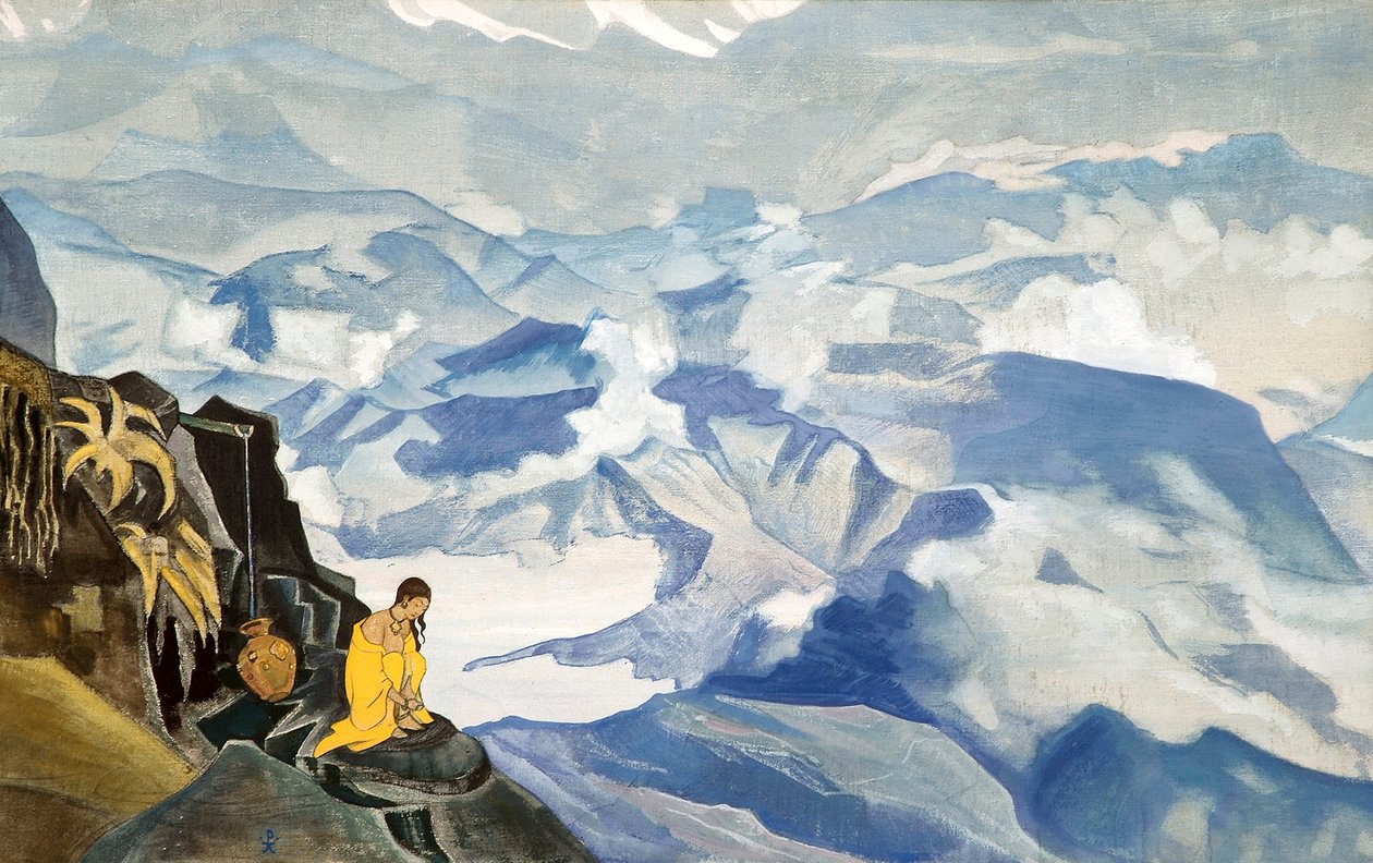 Livets dråper, 1924. av Nikolai Konstantinowitsch Roerich