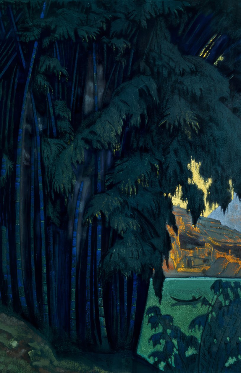 N.K.Roerich, Ashram, Ceylon av Nikolai Konstantinowitsch Roerich