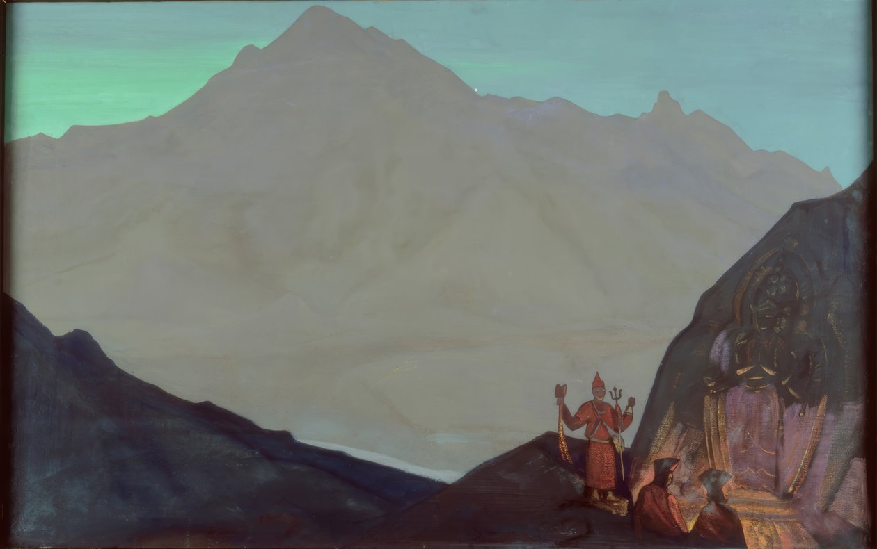 N.K.Roerich, Chenrezig, Vest-Tibet av Nikolai Konstantinowitsch Roerich