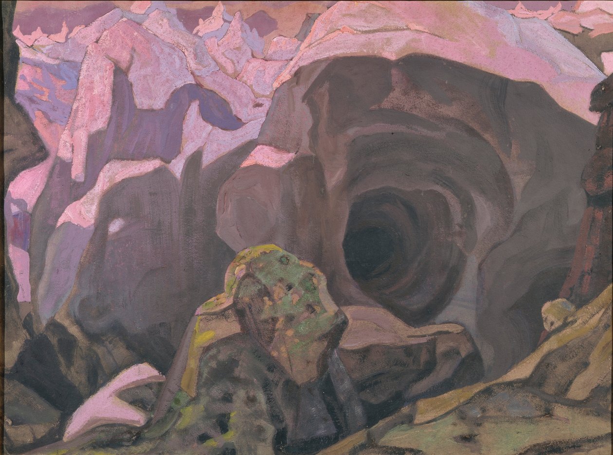 Rondane. Scenografi til teaterstykket Peer Gynt av H. Ibsen, 1911 av Nikolai Konstantinowitsch Roerich