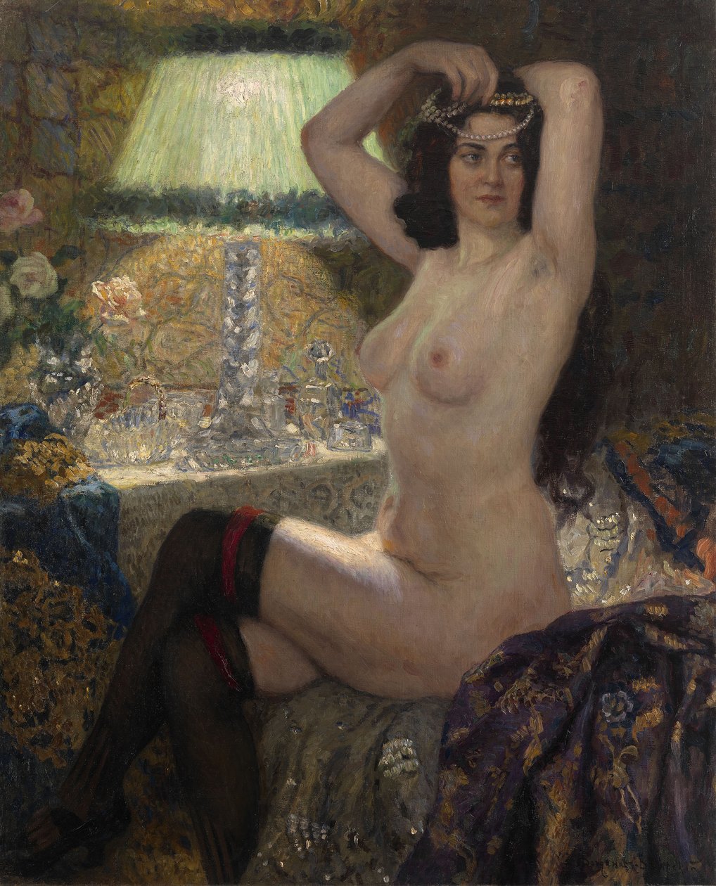 Ved den grønne lampen av Nikolai Petrovich Bogdanov Belsky