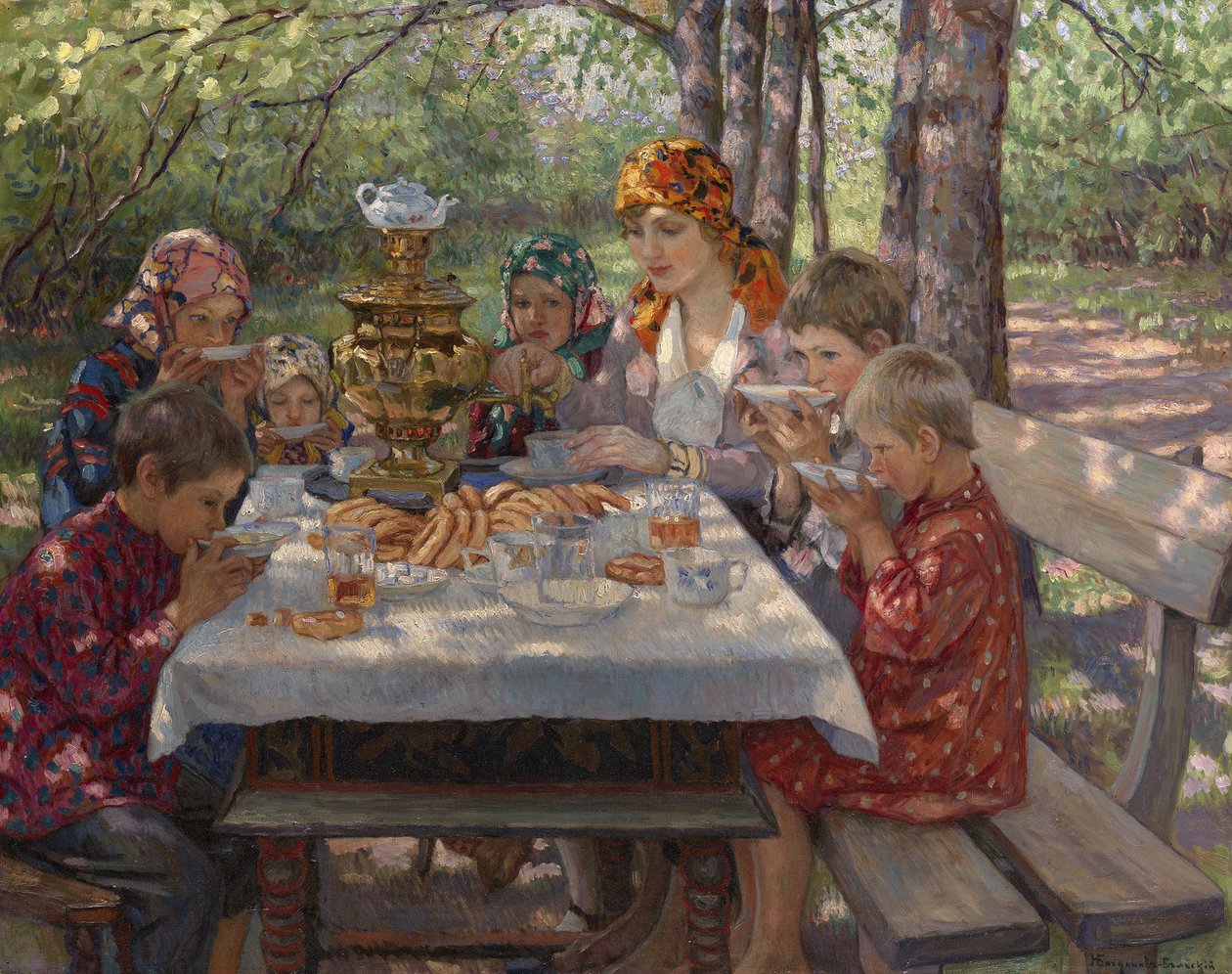 Lærergjestene av Nikolai Petrovich Bogdanov Belsky