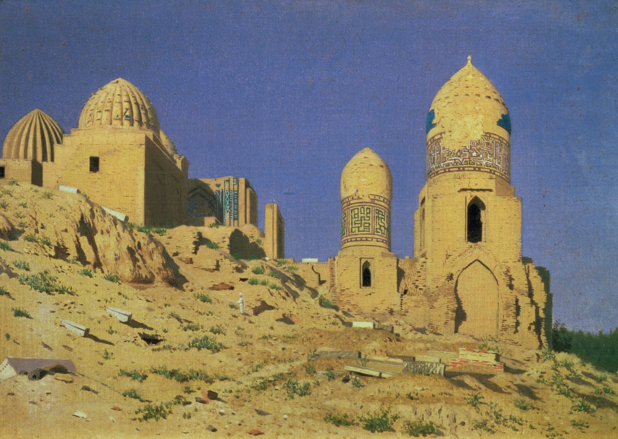 Hazrat Sheikh-i-Zindah Mausoleun i Samarkand, 1869-70 av Nikolai Stepanovich Vereshchagin