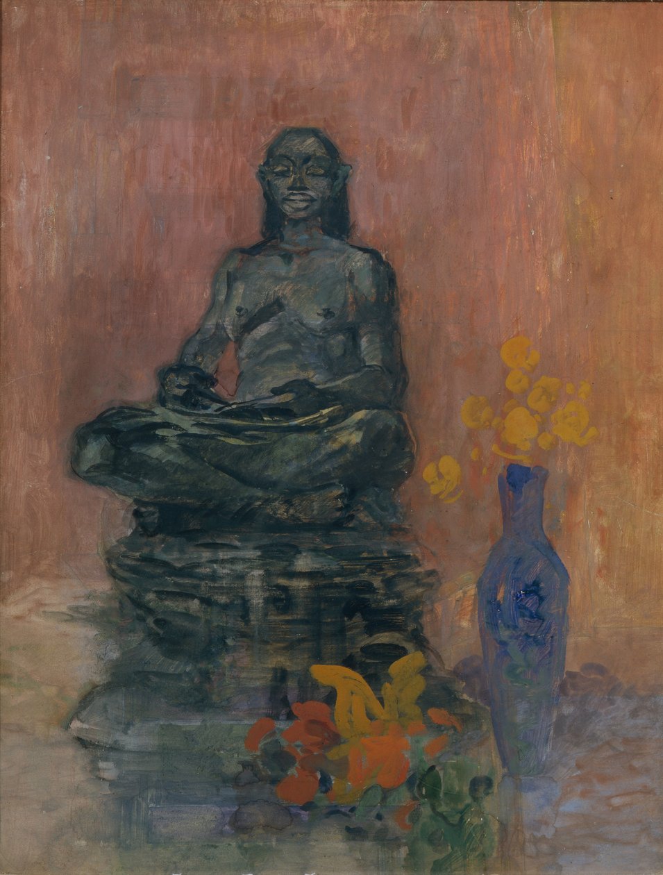 En hinduistisk gud, 1900-tallet av Nikolaj Nikolaevic Sapunov