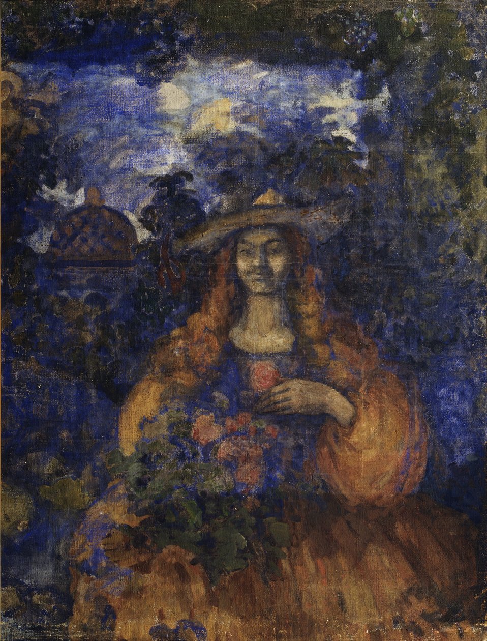 Design for operaen Carmen av G. Bizet, ca. 1905 av Nikolaj Nikolaevic Sapunov